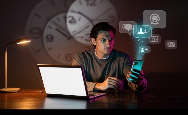 Illustration of the psychology of why people procrastinate in 2026