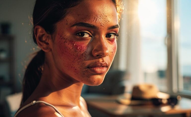 Illustration of what happens to your skin if you stop wearing sunscreen