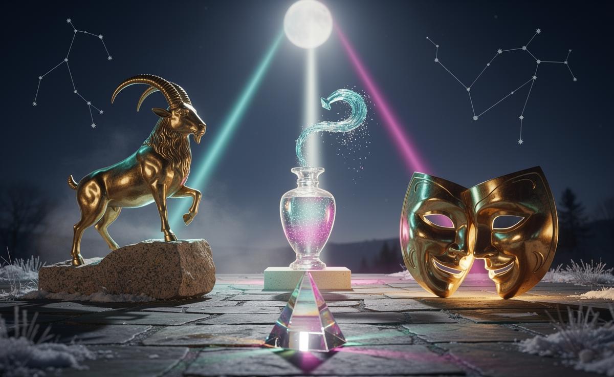 Illustration of Capricorn, Aquarius, and Gemini gaining clarity on 19 January 2026