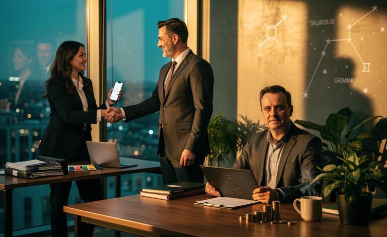 Illustration of Capricorn, Taurus, and Gemini receiving validation on 2 January 2026