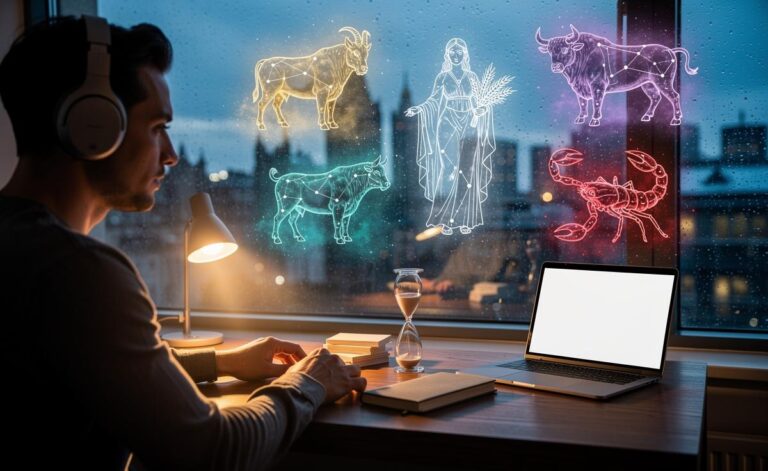 Illustration of [the four zodiac signs Capricorn, Taurus, Virgo, and Scorpio feeling more in control on 2 January 2026]