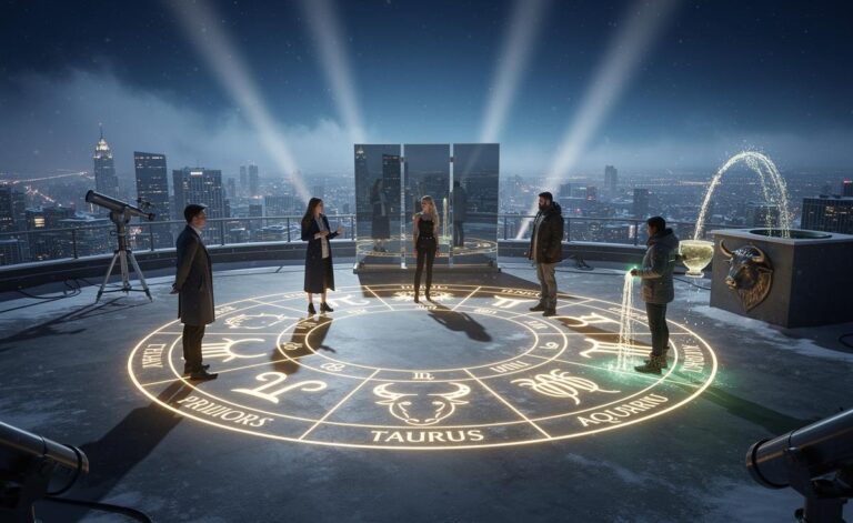 Illustration of [five zodiac signs—Capricorn, Gemini, Scorpio, Taurus, and Aquarius—discovering hidden strengths on 9 January 2026]