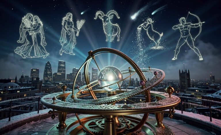 Illustration of Mercury’s energy influencing Gemini, Virgo, Capricorn, Aquarius, and Sagittarius on 9 January 2026