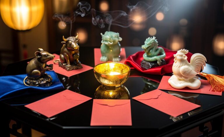 Illustration of six Chinese Zodiac signs—Rat, Ox, Dragon, Snake, Monkey, and Rooster—highlighted for joy and fortune on January 10, 2026