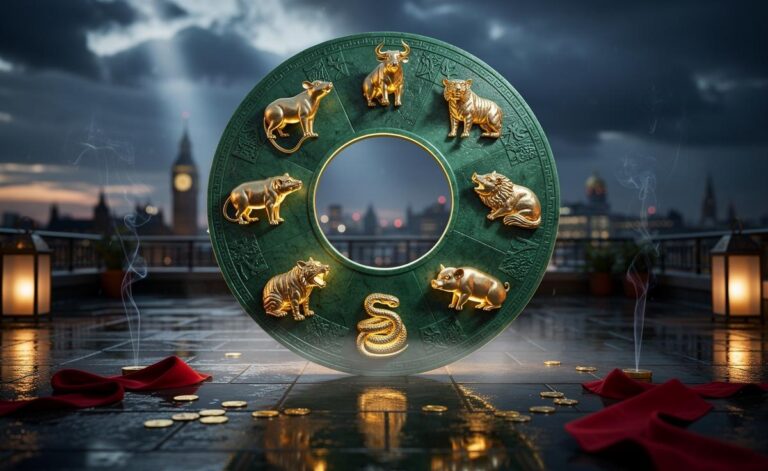 Illustration of six Chinese zodiac signs—Rat, Ox, Tiger, Dragon, Snake, and Pig—welcoming incredible luck on January 14, 2026