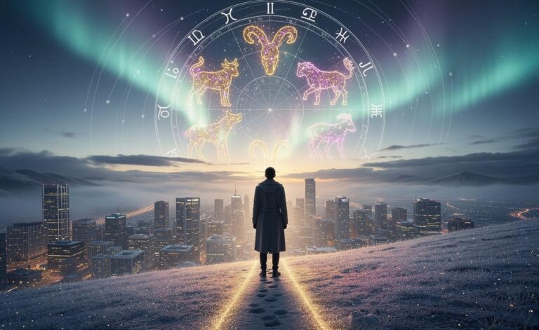 Illustration of six zodiac signs—Aries, Taurus, Gemini, Leo, Libra, and Capricorn—set for thriving futures on 8 January 2026