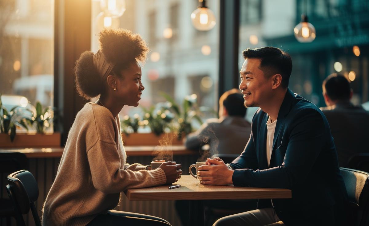 Illustration of how understanding body language improves social interactions instantly