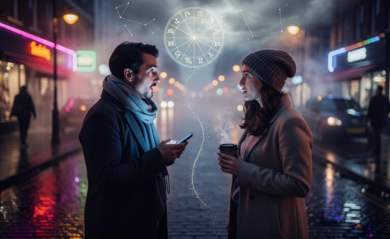 Illustration of a love horoscope for January 18, 2026 — a surprise in matters of the heart