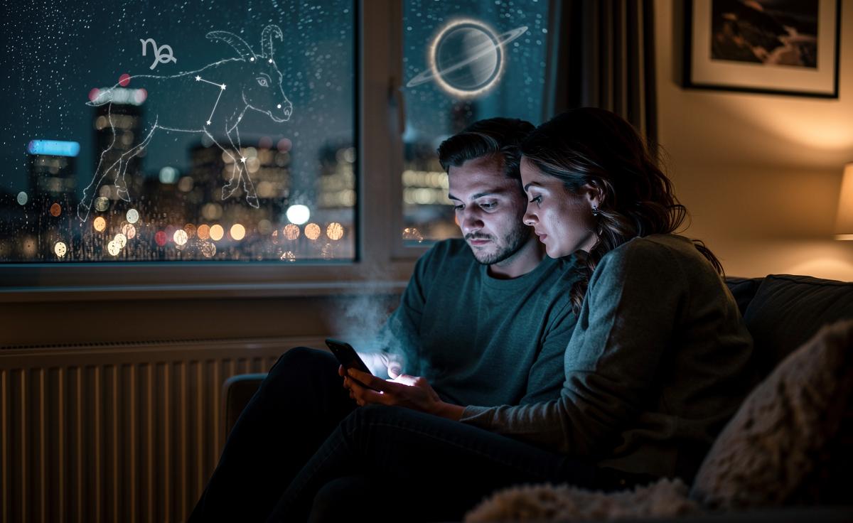 Illustration of the love horoscope for 19 January 2026, as late Capricorn energy reveals relationship secrets