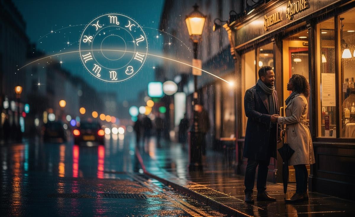 Illustration of the love horoscope for 9 January 2026 — stay open to new romantic adventures