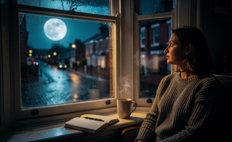 Illustration of the Moon on January 10 highlighting emotional insights and UK-focused daily guidance