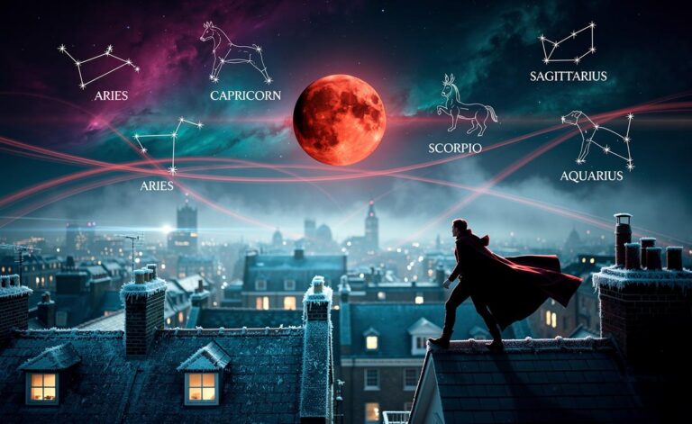 Illustration of zodiac signs favoured by action-oriented energy on 3 January 2026